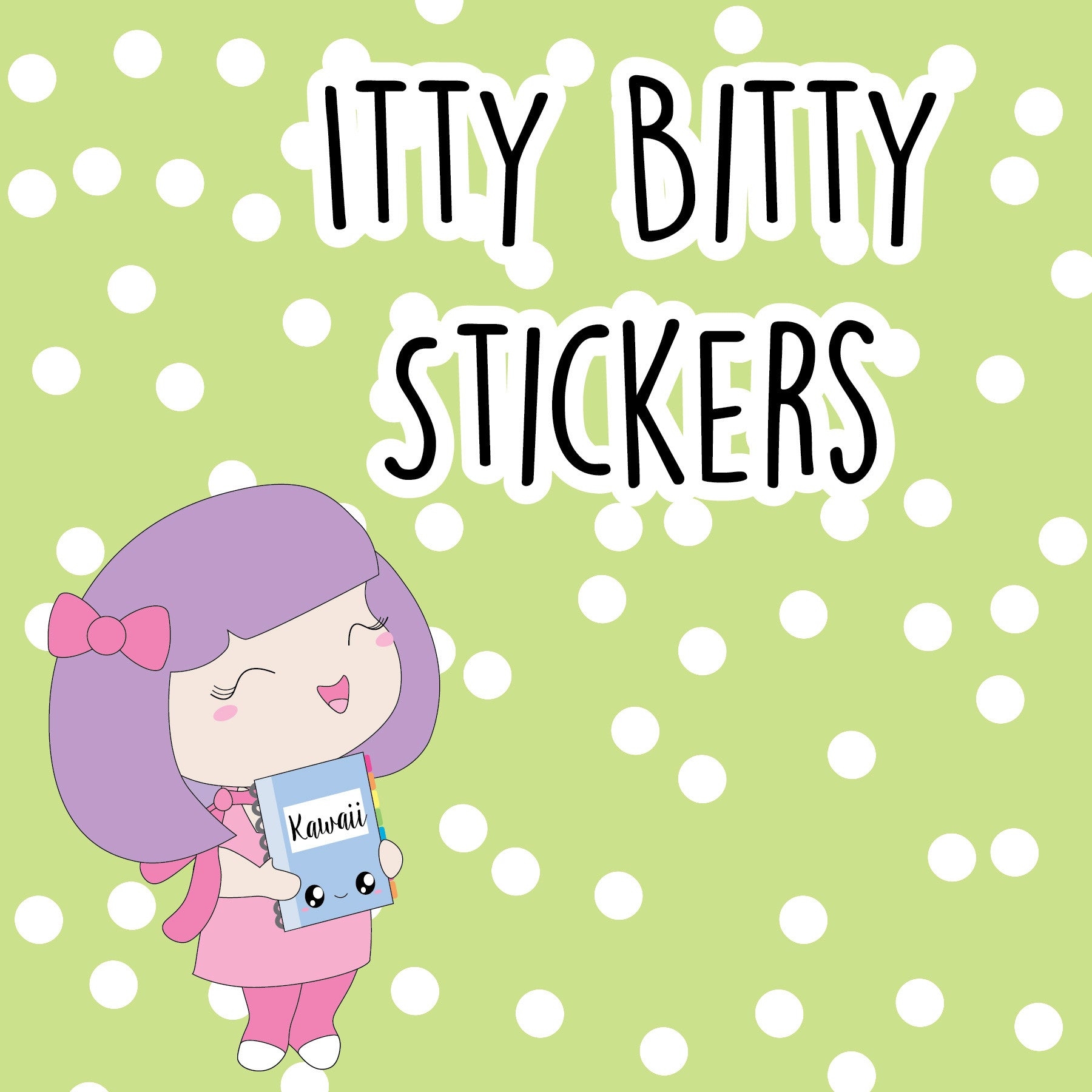 Itty Bitty Stickers – Sweet Kawaii Design