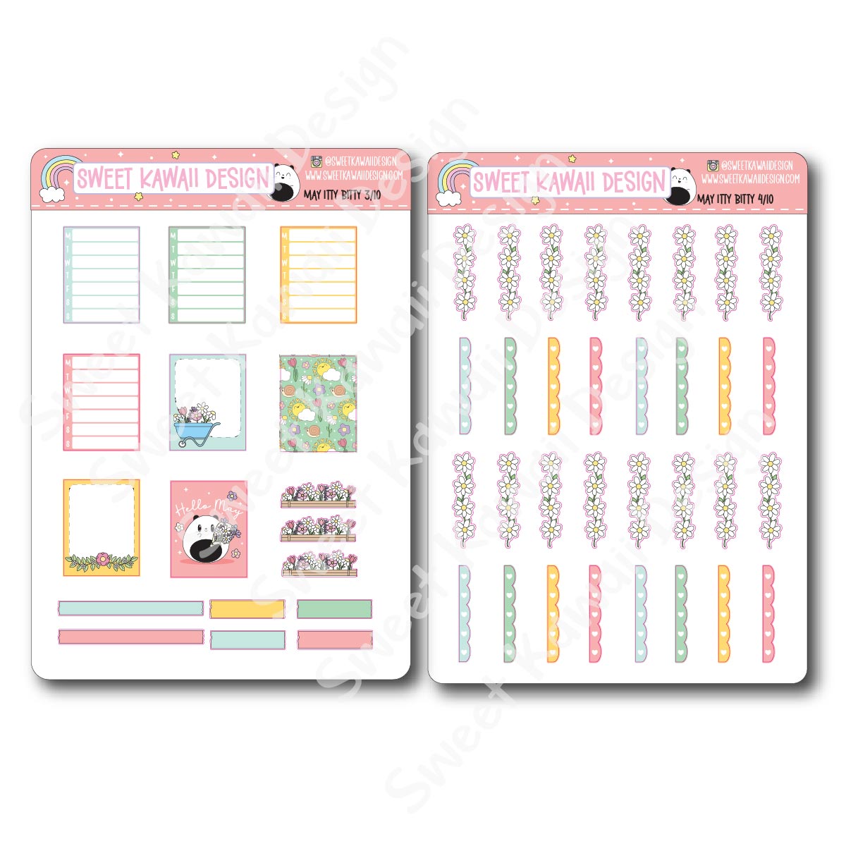 ITTY BITTY May 2025 Planner Bundle