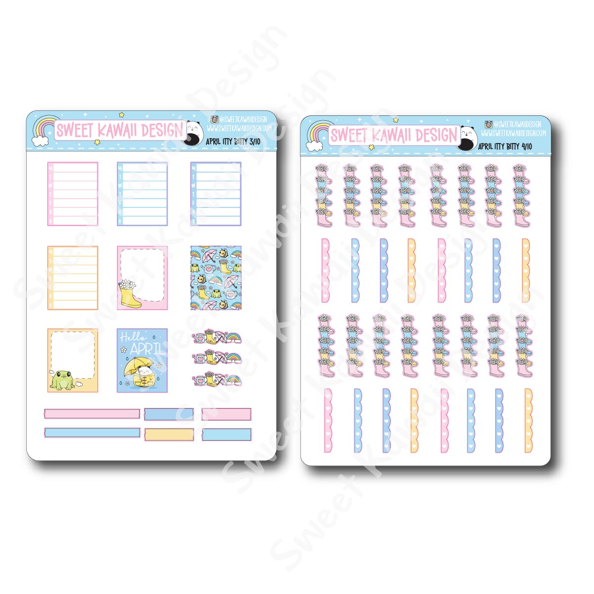 ITTY BITTY April 2025 Planner Bundle