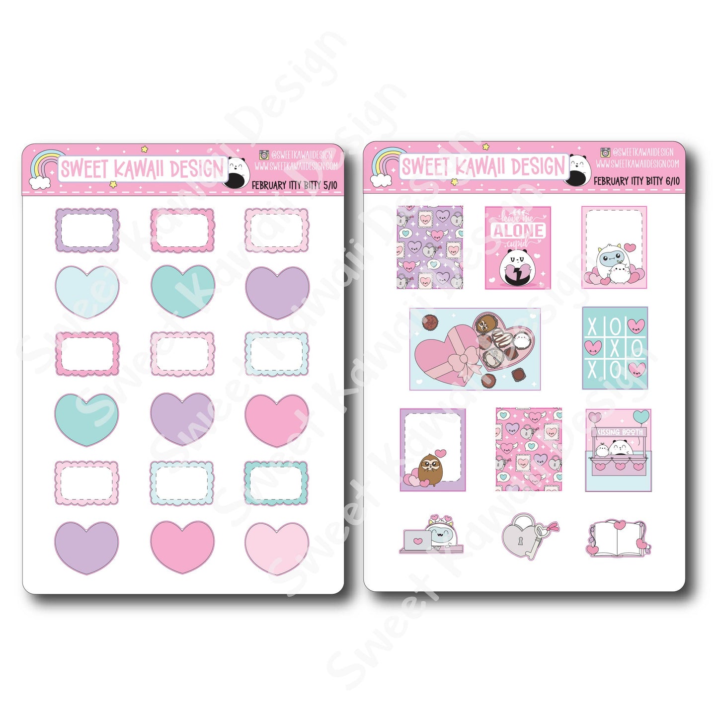 ITTY BITTY February 2025 Planner Bundle