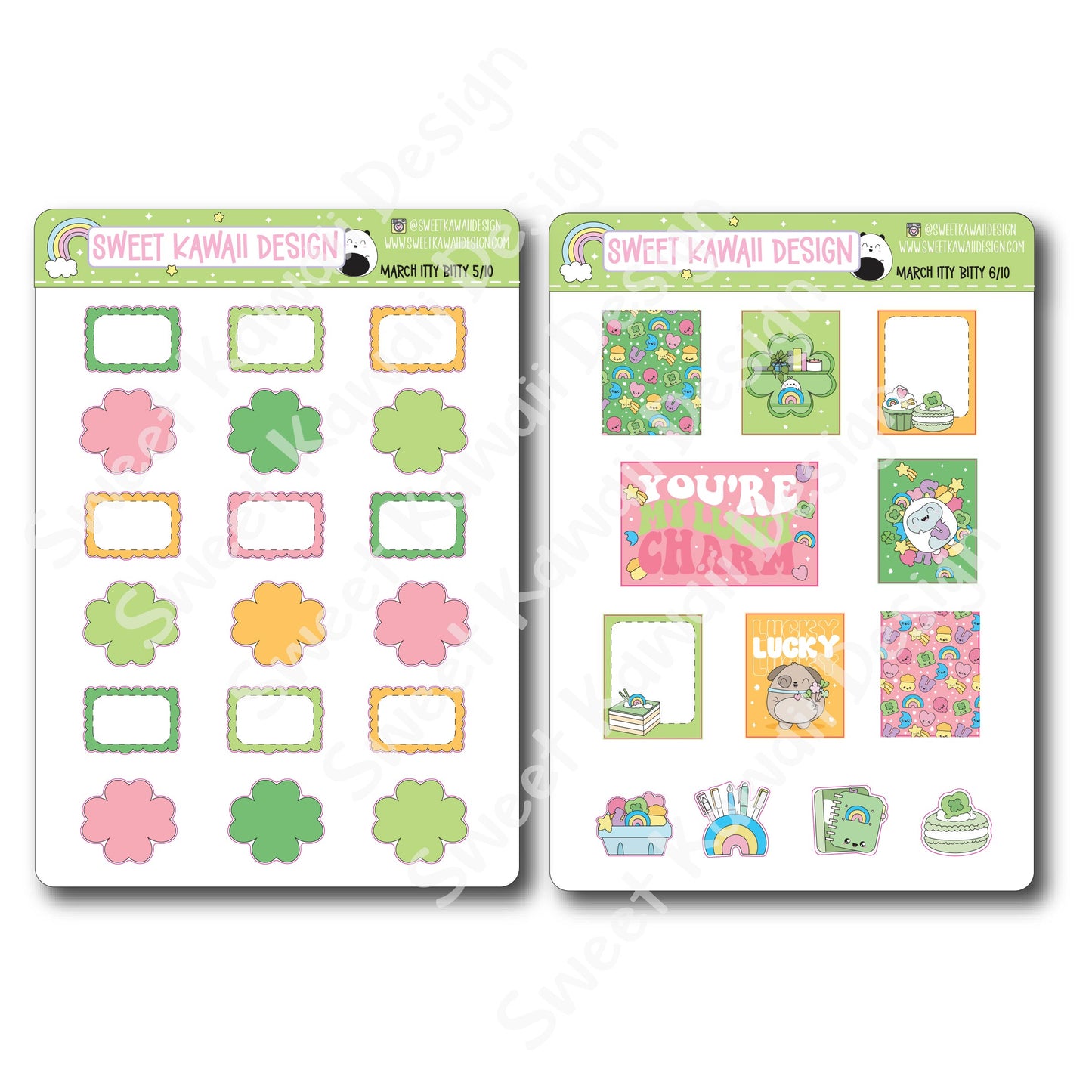 ITTY BITTY March 2025 Planner Bundle