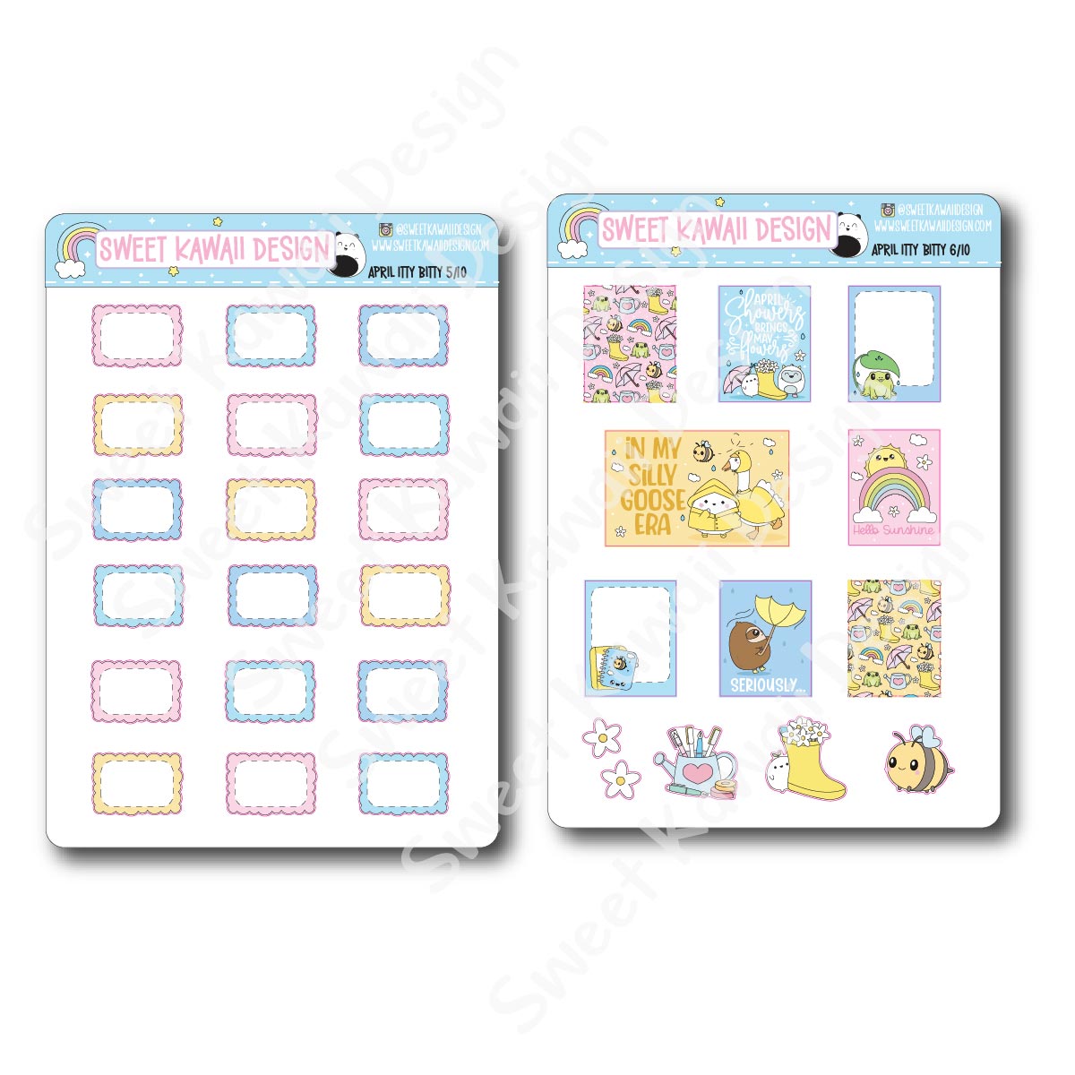 ITTY BITTY April 2025 Planner Bundle