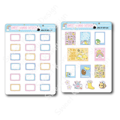 ITTY BITTY April 2025 Planner Bundle