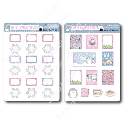 ITTY BITTY January 2025 Planner Bundle