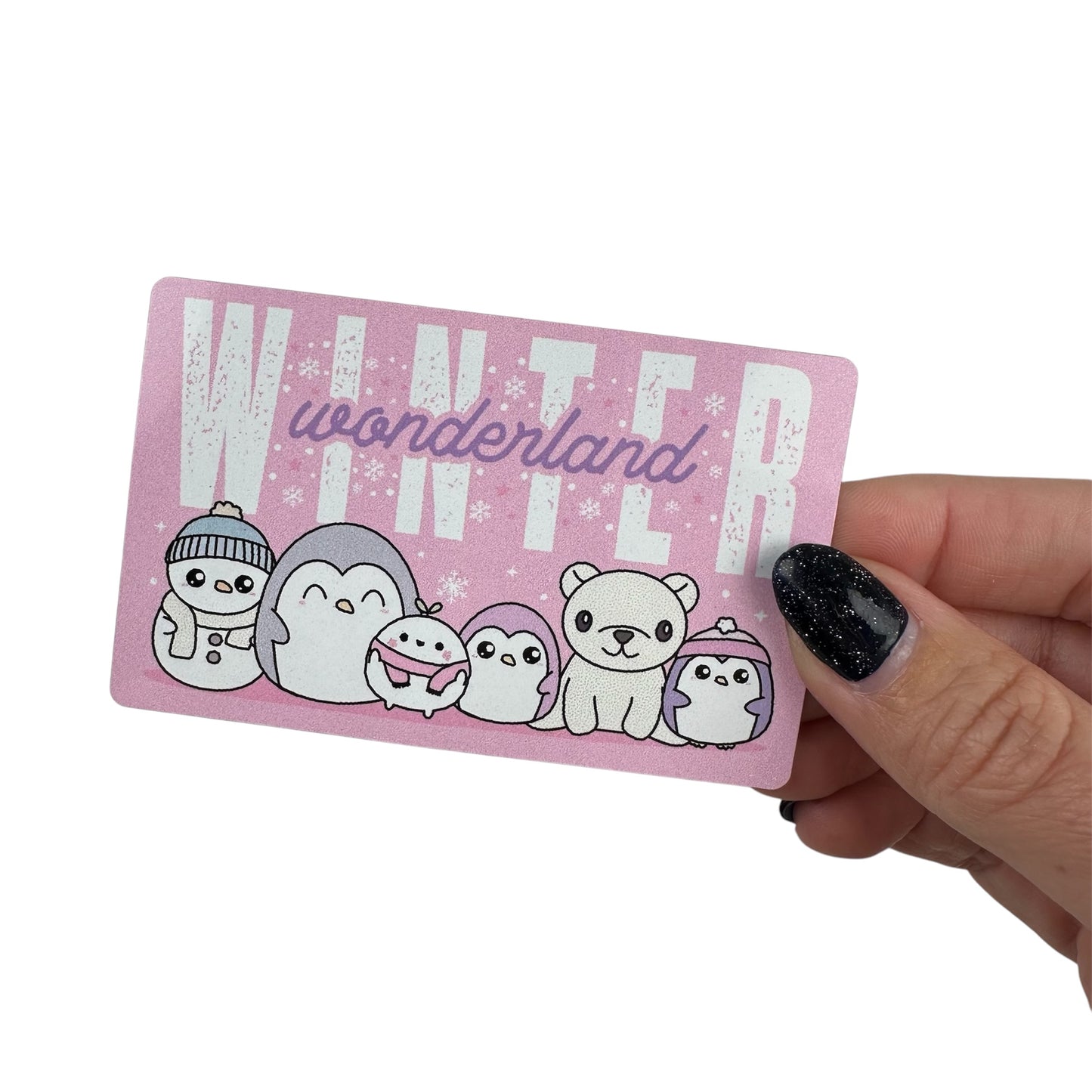 Metal Washi Card - Winter Wonderland