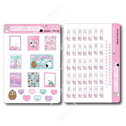 ITTY BITTY February 2025 Planner Bundle