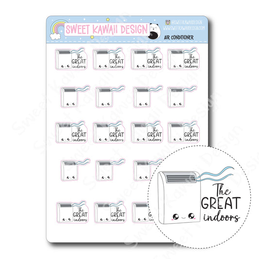 Kawaii Air Conditioner Stickers