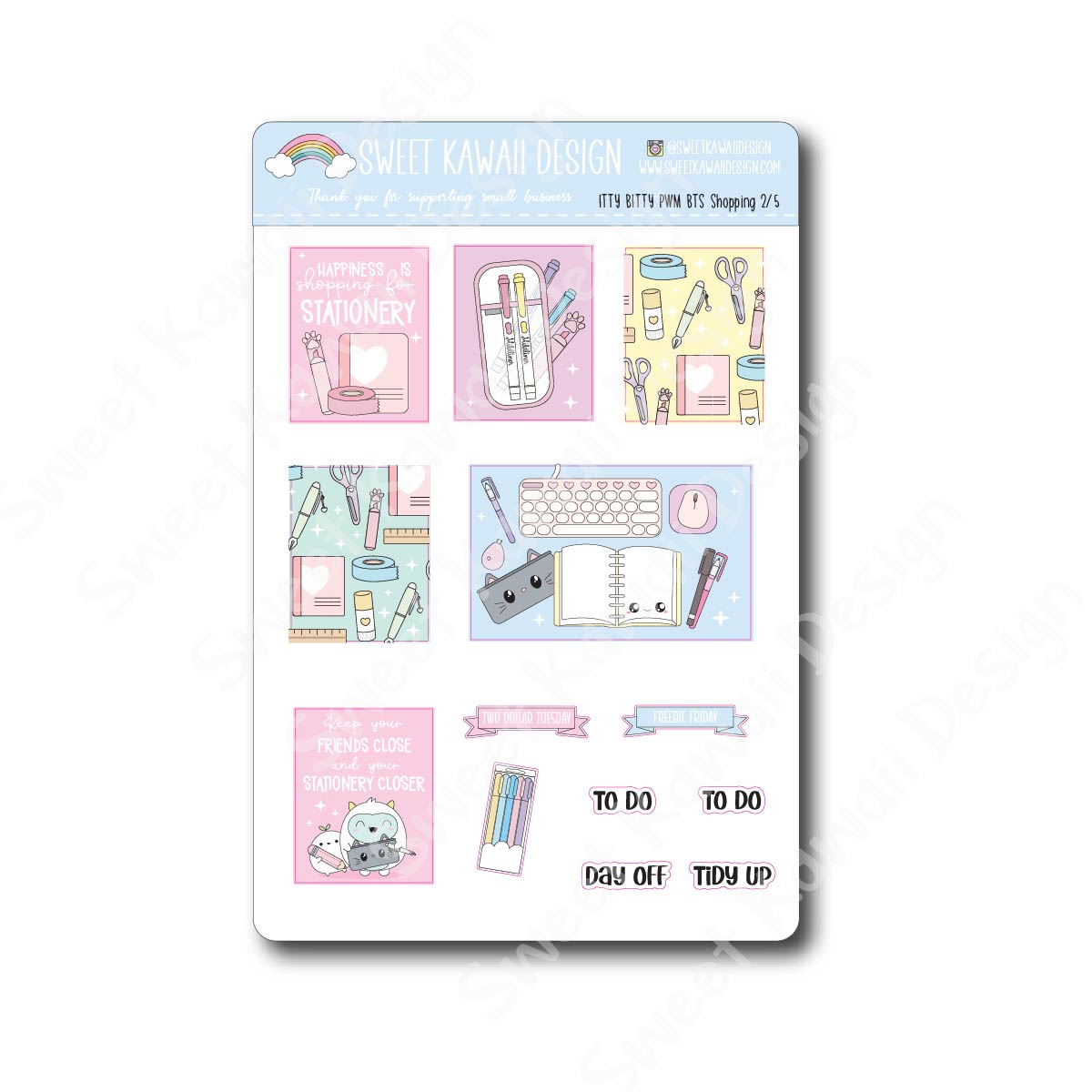 Weekly Kit  - BTS Shopping ITTY BITTY