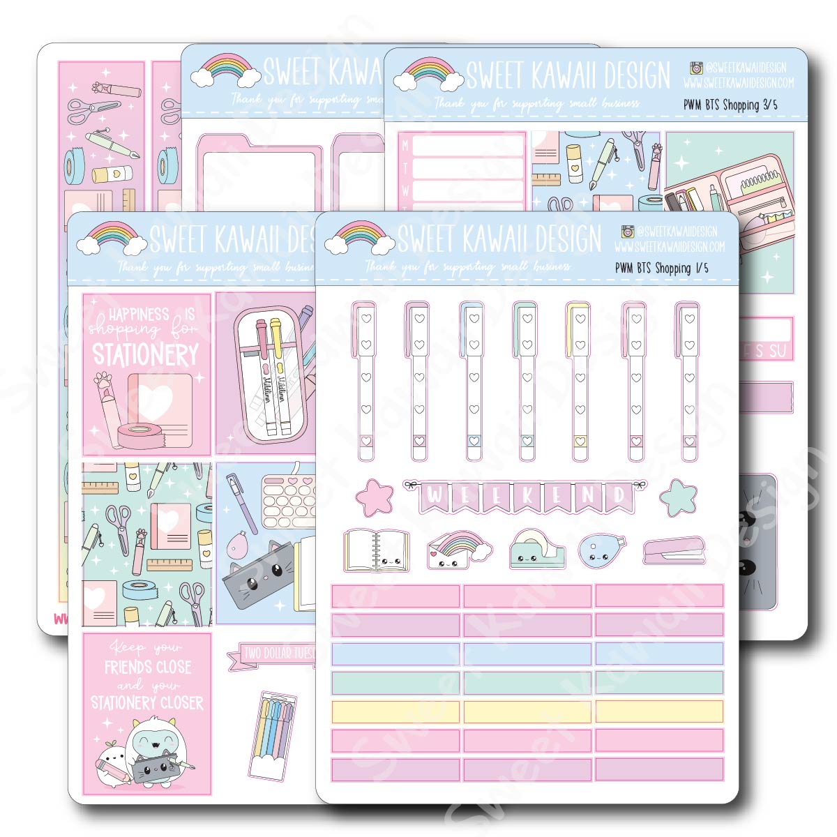 Weekly Kit  - BTS Shopping HORIZONTAL