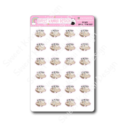 Kawaii Biscuit Stickers - Let Me Sleep