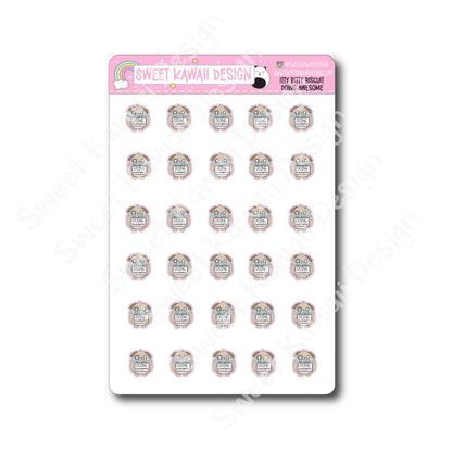 Kawaii Biscuit Stickers - Doing Awesome