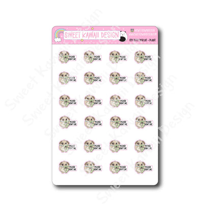 Kawaii Biscuit Stickers - Plant