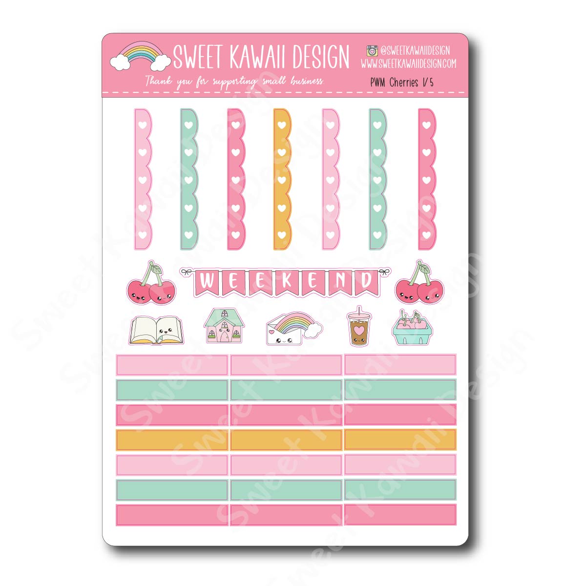 Weekly Kit  - Cherries HORIZONTAL