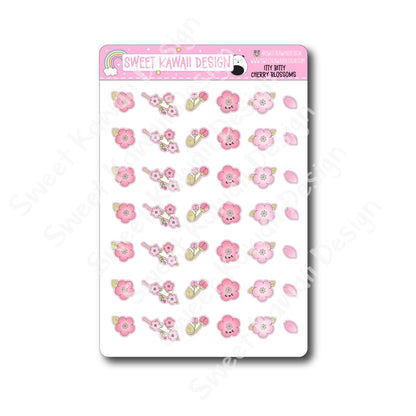 Kawaii Cherry Blossom Stickers