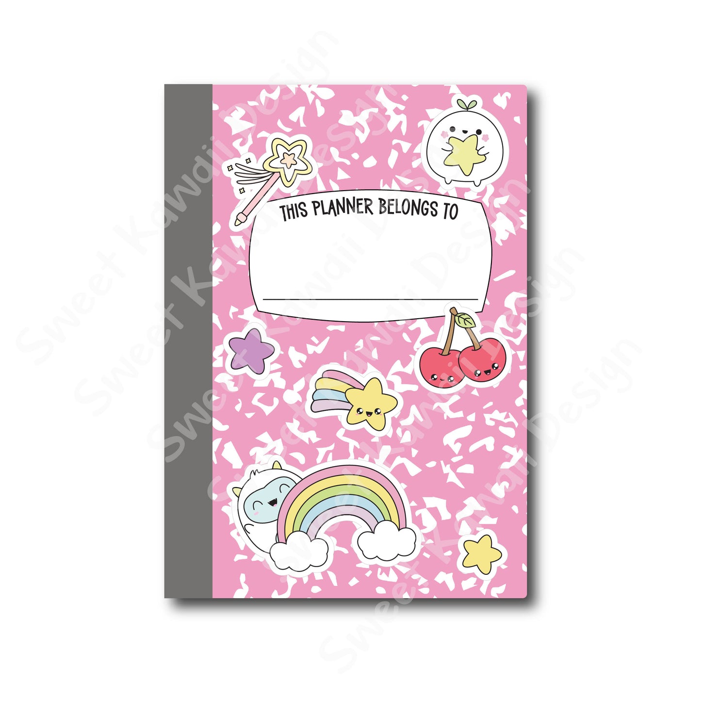 Hobonichi Cover Sticker - Composition Notebook - Cousin or A6