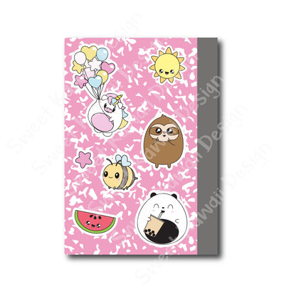 Hobonichi Cover Sticker - Composition Notebook - Cousin or A6