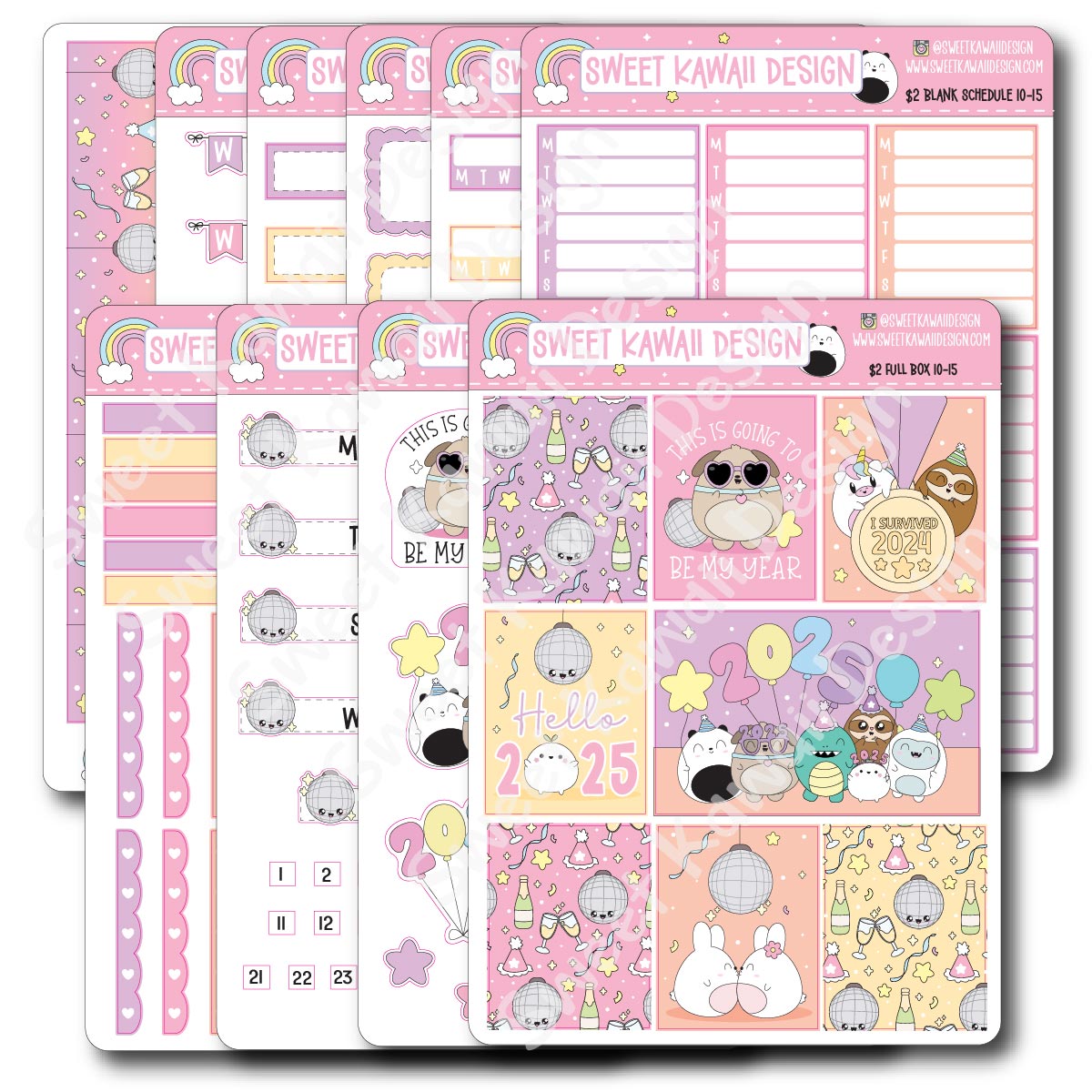 Kawaii Two Dollar Basics - 10-15 - Options Available