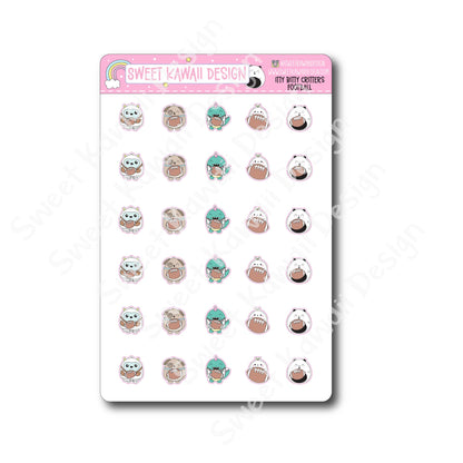 Kawaii Critters Stickers - Football