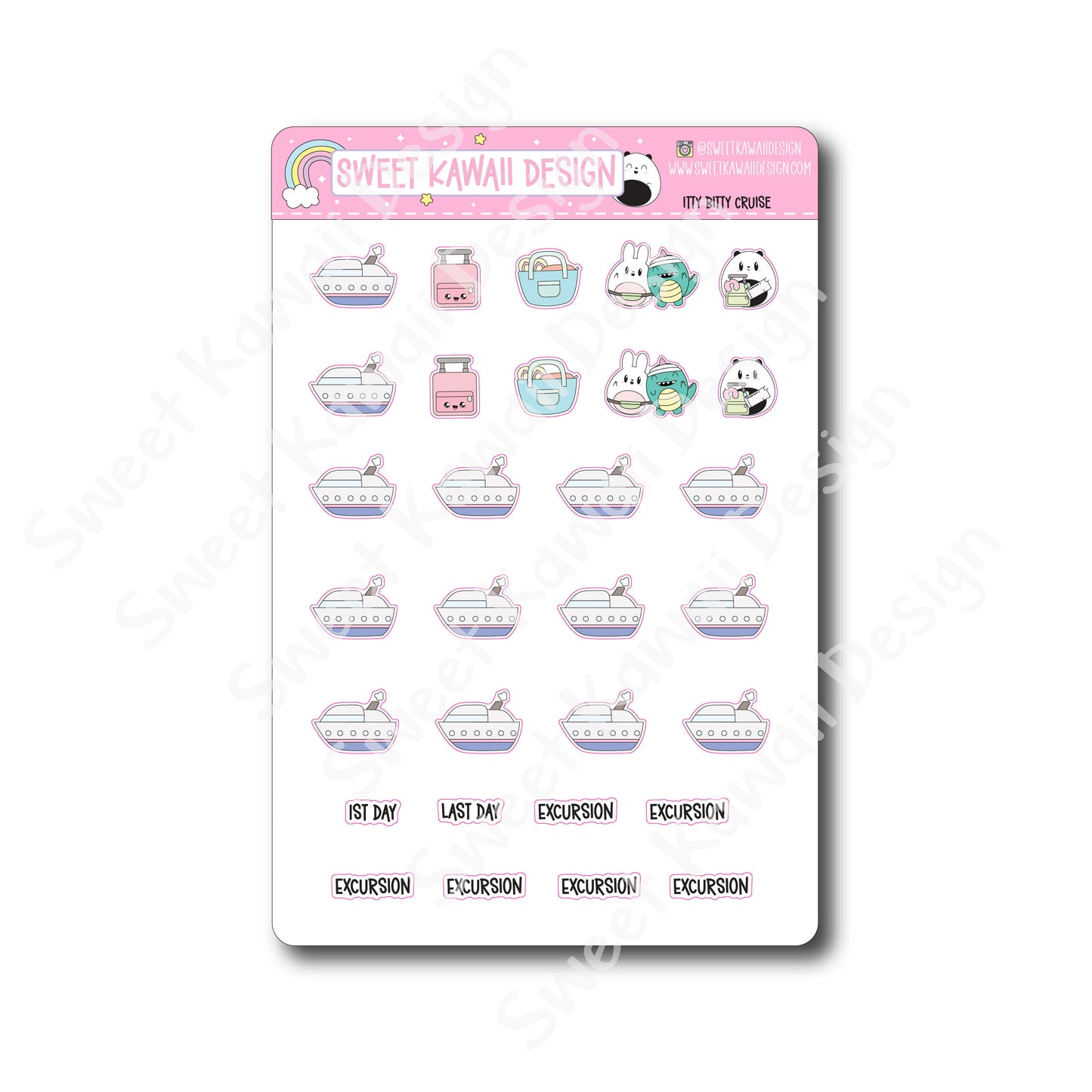 Kawaii Cruise Stickers