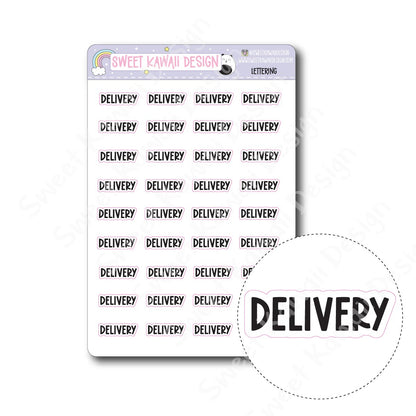 Lettering - Delivery