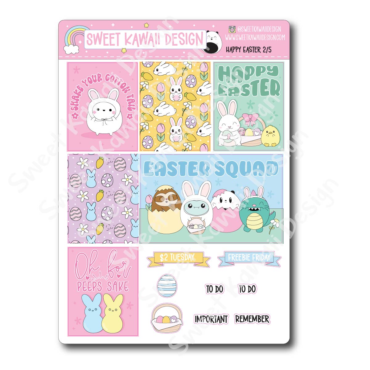 Weekly Kit - Easter - SIZE OPTIONS AVAILABLE