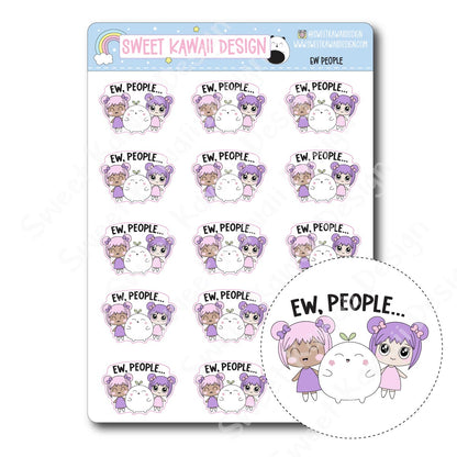 Kawaii Ew People Stickers