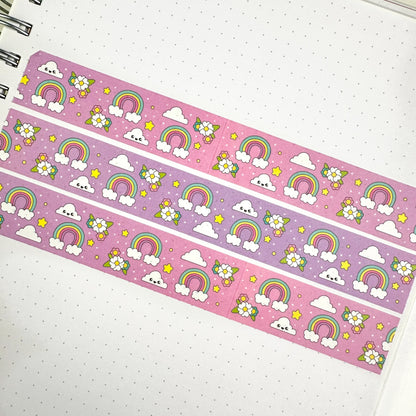 Kawaii Positive Vibes Washi Tape 22mm x 10m