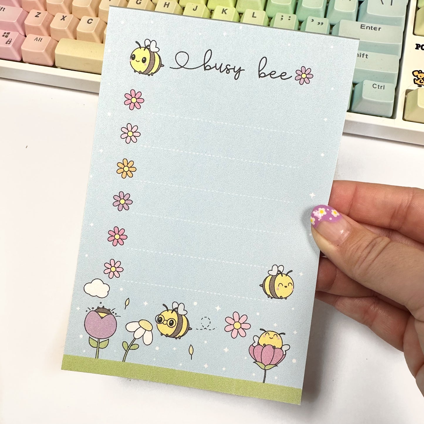 4x6 Notepad - Busy Bee