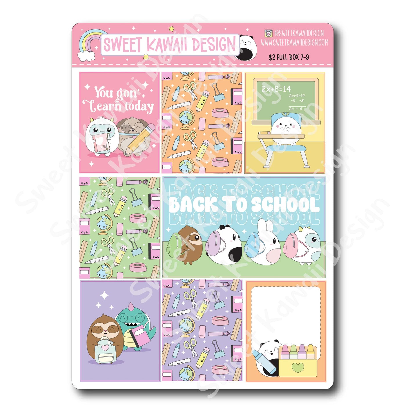 Kawaii Two Dollar Basics - 7-9 - Options Available