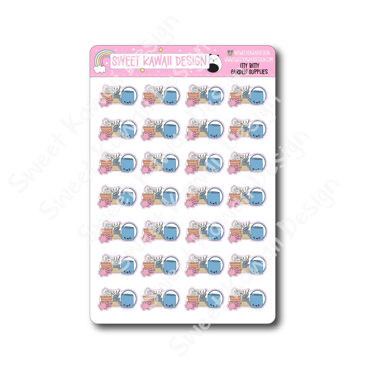 Kawaii Garden Supplies Stickers