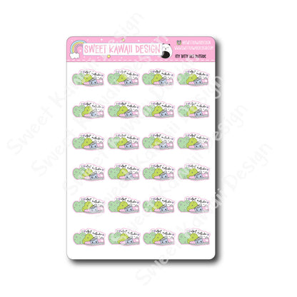 Kawaii Get Outside Stickers