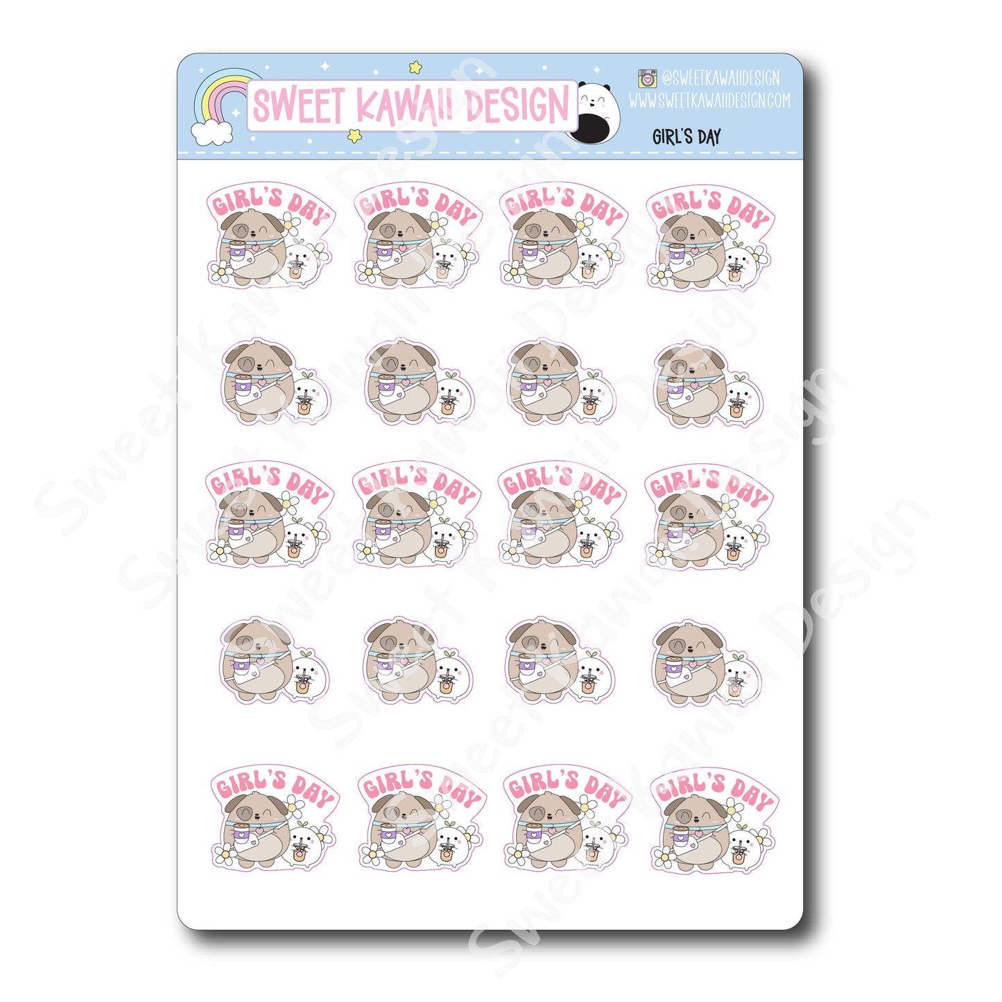 Kawaii Girl's Day Stickers