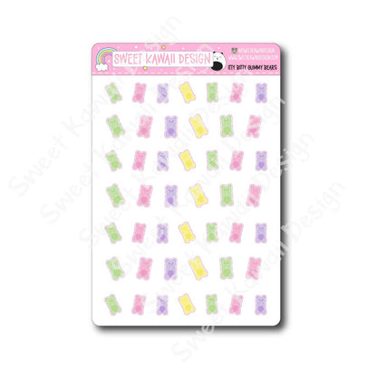 Kawaii Gummy Bear Stickers