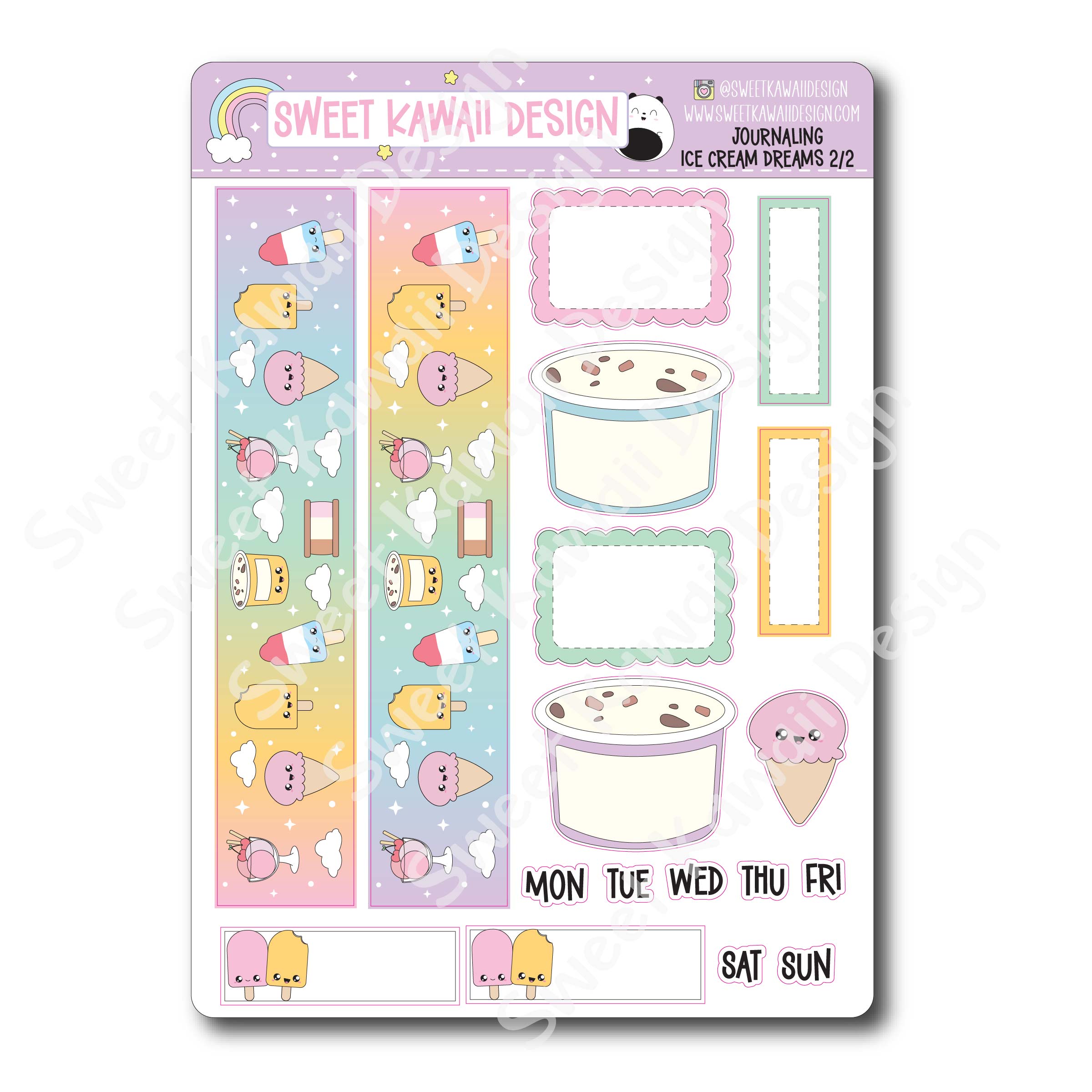 Journaling Kit - Ice Cream Dreams