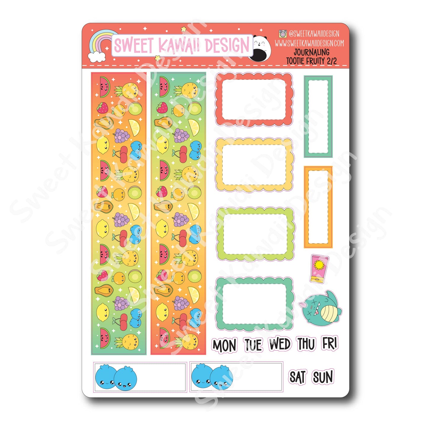 Journaling Kit - Tootie Fruity