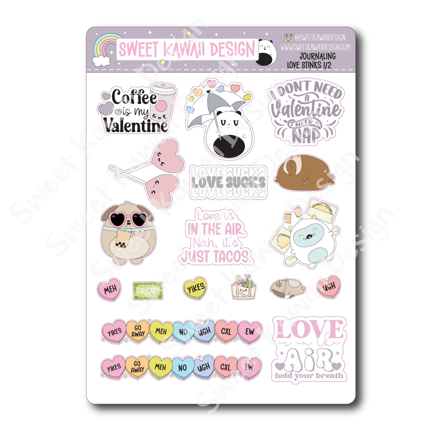 Journaling Kit - Love Stinks