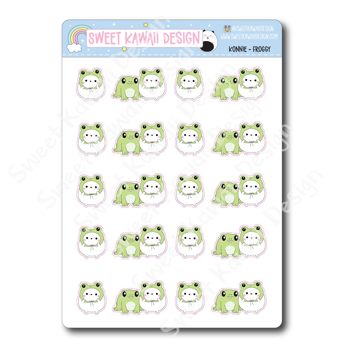 Kawaii Konnie Stickers - Froggy