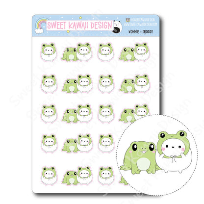 Kawaii Konnie Stickers - Froggy