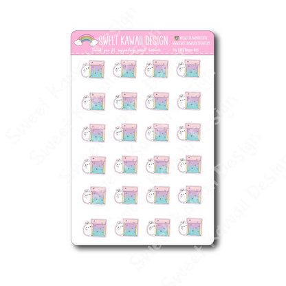 Kawaii Konnie Stickers - Mail