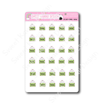 Kawaii Konnie Stickers - Payday