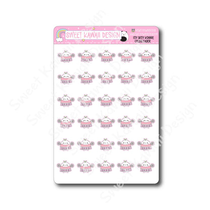 Kawaii Konnie Stickers - Cheerleader