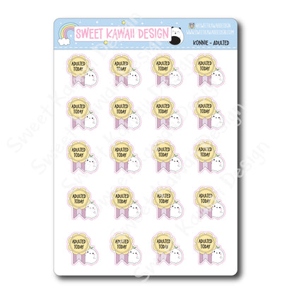 Kawaii Konnie Stickers - Adulted