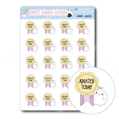 Kawaii Konnie Stickers - Adulted