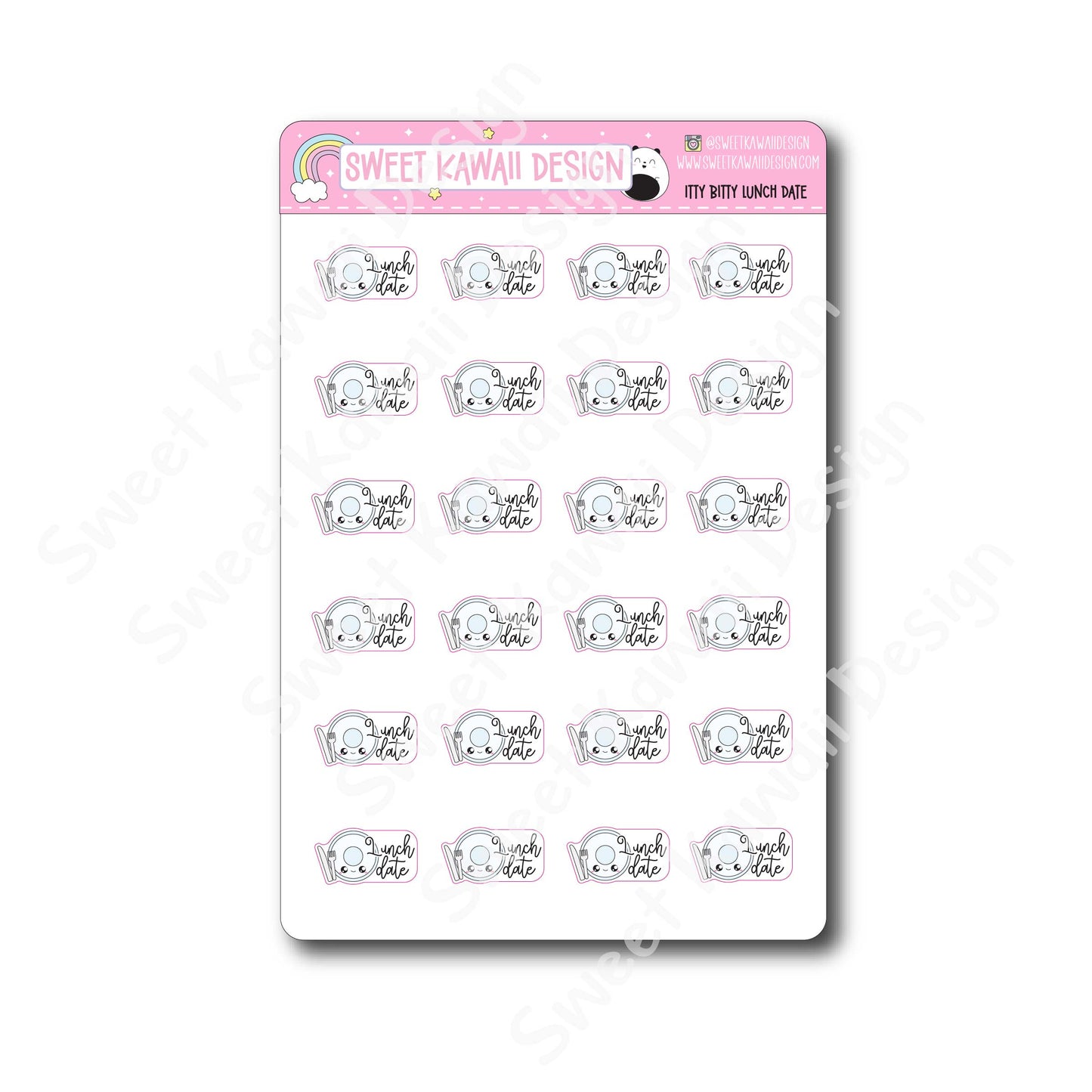 Kawaii Lunch Date Stickers