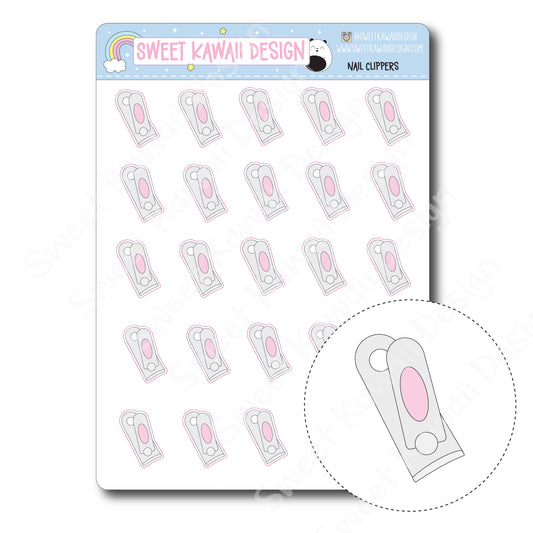 Kawaii Nail Clippers Stickers