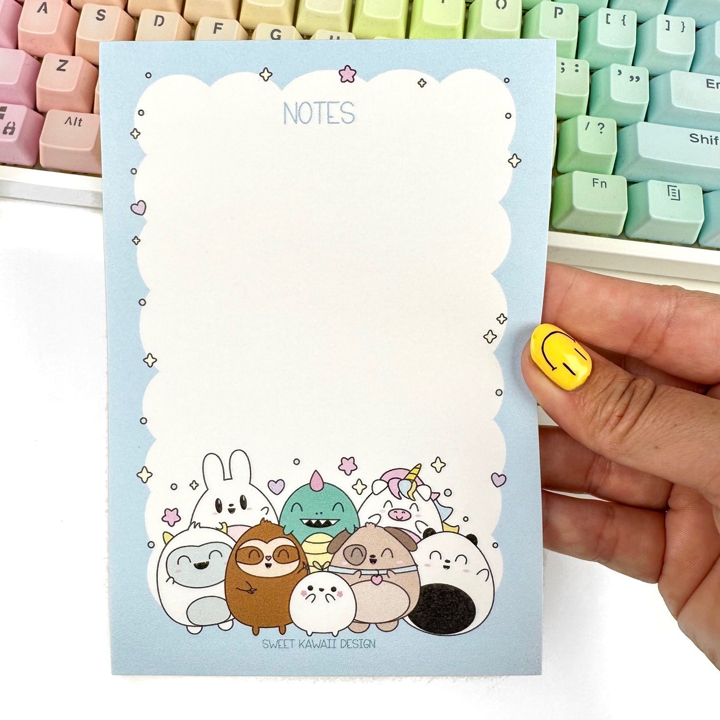 4x6 Sticky Notepad - Critters