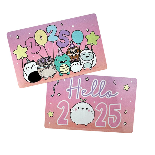 Metal Washi Card - 2025 Critters