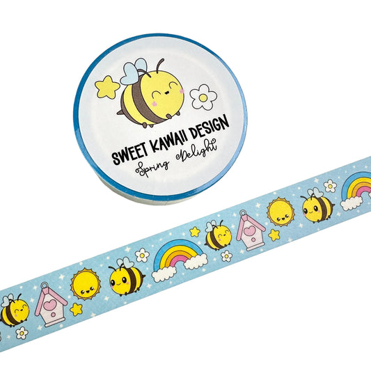 Kawaii Spring Delight Washi Tape 15mm x 10m