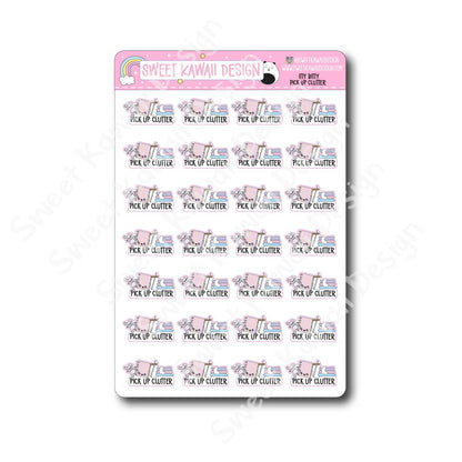 Kawaii Pick Up Clutter Stickers