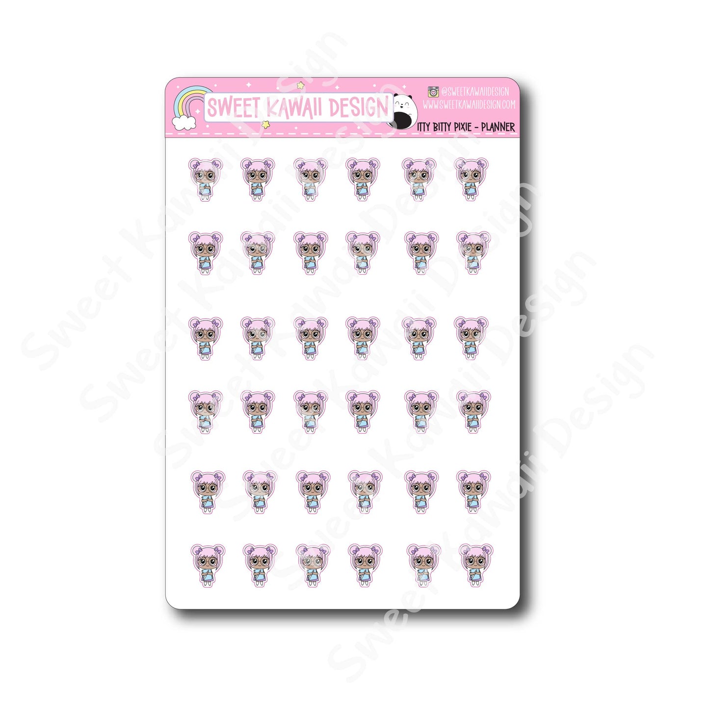 Kawaii Pixie Stickers - Planner